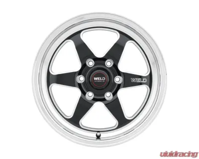 Weld Racing Ventura 6 S106 Wheel 20x9.5 6x139.7 ET06 BS 5.50 Gloss Black Milled 106.1 - S10609584P06