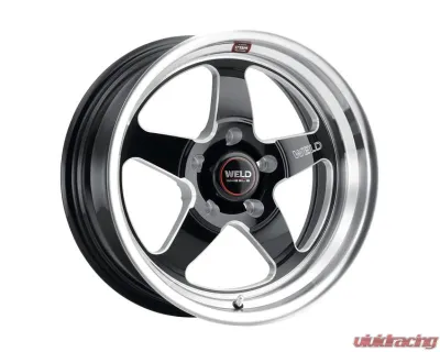 Weld Racing Ventura S104 Wheel 18x11 5x120.65 ET43 BS  7.69 Gloss Black Milled 72.56 - S10481161P43