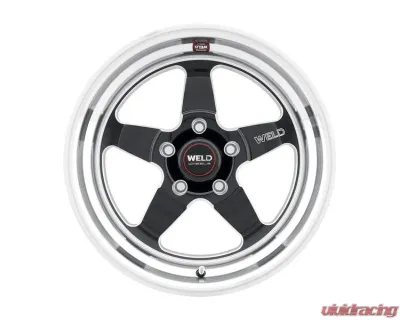 Weld Racing Ventura S104 Wheel 18x11 5x120.65 ET43 BS  7.69 Gloss Black Milled 72.56 - S10481161P43