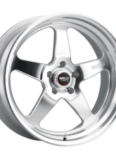 Weld Racing Ventura S105 Wheel 22x8.5 5x120.65 ET06 BS 5.00 Gloss Silver Machined 78.1                                     - S10528563500 - Image 3
