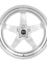 Weld Racing Ventura S105 Wheel 22x8.5 5x120.65 ET06 BS 5.00 Gloss Silver Machined 78.1                                     - S10528563500 - Image 2