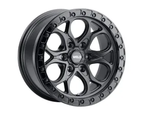 Weld Racing Ledge Beadlock Wheel 17x9 6x139.7 ET0 BS  5.00 Satin | Gloss Black Ring