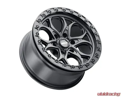 Weld Racing Ledge Beadlock Wheel 17x9 6x139.7 ET0 BS  5.00 Satin | Gloss Black Ring - W90179084500