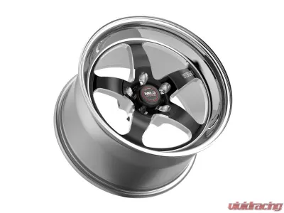 Weld Racing S71 Wheel 18x8 5x120.65 4.2inch Back Space Black Center Polished Shell - 71lb8080b42a