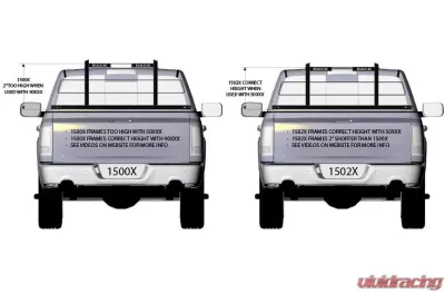 Backrack Short Frame (only) Headache Rack Nissan Frontier 22-23 - 15033