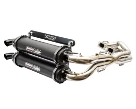 Trinity Racing Stage 5 Cerakote Black Dual Full System w/ Stainless Header Polaris RZR 1000 XP | XP4 2014-2021