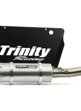 Trinity Racing Stinger Full Exhaust (Single Muffler) Stainless Steel Big Core Muffler Polaris RZR 2016-2021                                     - TR-4171F-SS - Image 2