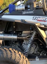 Trinity Racing Stinger Full Exhaust (Single Muffler) Stainless Steel Big Core Muffler Polaris RZR 1000 2014-2023                                     - TR-4172F-SS - Image 2