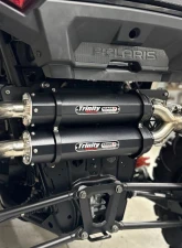 Trinity Racing Stage 5 Dual Slip On Stainless Steel Mufflers Polaris RZR XP 1000 | RZR XP4 1000 2024                                     - TR-4186S-SS - Image 5