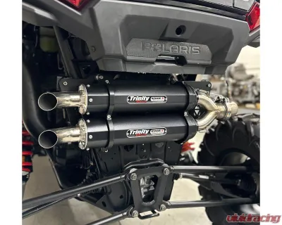 Trinity Racing Stage 5 Dual Slip On Stainless Steel Mufflers Polaris RZR XP 1000 | RZR XP4 1000 2024 - TR-4186S-SS