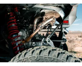 Trinity Racing Side Piece Header Pipe (w/electric cut out) Can-Am Maverick R 2024-2025