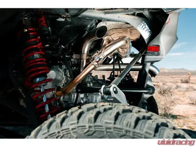 Trinity Racing Side Piece Header Pipe (w/electric cut out) Can-Am Maverick R 2024-2025 - TR-4189HP