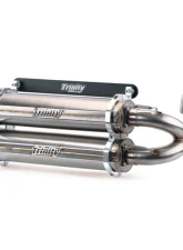 Trinity Racing Exhaust Stainless Steel - Full System Polaris RZR XP|XP4 Turbo | Turbo S|4 2016-2021                                     - TR-4153D-SS - Image 3