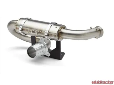Trinity Racing Exhaust - Center Exit Slip on Billet Tip Can-Am Maverick X3 2017+ - TR-4184ST