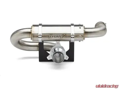 Trinity Racing Exhaust - Center Exit Slip on Billet Tip Can-Am Maverick X3 2017+ - TR-4184ST