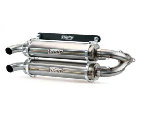 Trinity Racing Exhaust Stainless Steel - SLIP ON Polaris RZR Pro XP | Turbo R 2020-2024