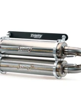 Trinity Racing Exhaust Stainless Steel - SLIP ON Polaris RZR Pro XP | Turbo R 2020-2024                                     - TR-4173S-SS - Image 3