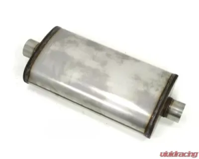 JBA Racing Headers 22"x11"x6", 3" Inlet Diameter Universal Dual Core 304SS Muffler - 40-302201
