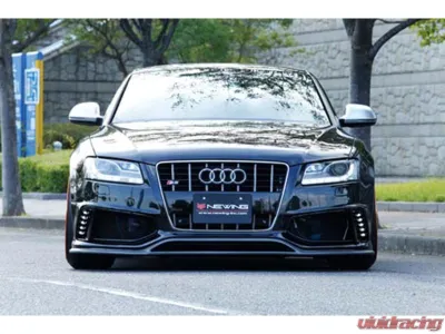 Alpil FRP Front Bumper Spoiler w/LED Audi A5 | S5 2017+ - APL-FB-FRP-A5Z