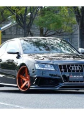 Alpil FRP Front Bumper Spoiler w/LED Audi A5 | S5 2017+                                     - APL-FB-FRP-A5Z - Image 3