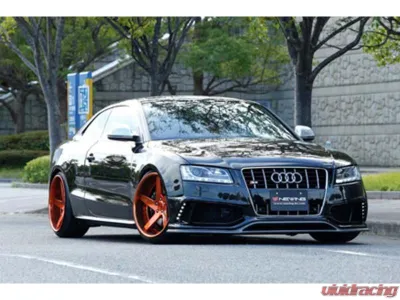 Alpil FRP Front Bumper Spoiler w/LED Audi A5 | S5 2017+ - APL-FB-FRP-A5Z
