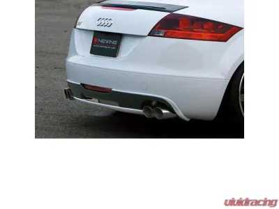 Alpil CFRP Rear Diffuser w/Muffler Cutter Audi TT 2008-2010 - APL-RD-CF-TT