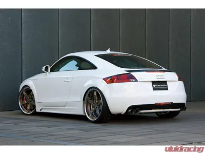Alpil CFRP Rear Diffuser w/Muffler Cutter Audi TT 2008-2010 - APL-RD-CF-TT