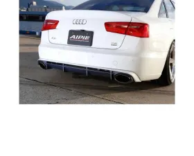Alpil FRP Rear Diffuser w/Muffler Cutter Audi A6 | S6 2018+