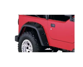 Bushwacker FENDER FLARES POCKET STYLE 2PC Jeep Wrangler Rear 1997-2006