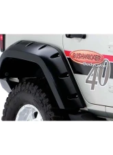 Bushwacker Fender Flares Max Pocket Style 2pc Rear Jeep Wrangler 2007-2017                                     - 10044-02 - Image 2