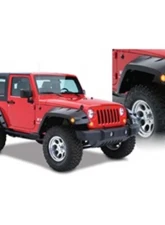 Bushwacker Fender Flares Max Pocket Style 2Pc Front Jeep Wrangler 2007-2017                                     - 10045-02 - Image 6
