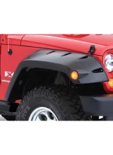Bushwacker Fender Flares Max Pocket Style 2Pc Front Jeep Wrangler 2007-2017                                     - 10045-02 - Image 2