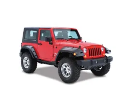 Bushwacker Fender Flares Max Pocket Style 2pc Rear Jeep Wrangler 2007-2017