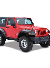 Bushwacker Fender Flares Max Pocket Style 2pc Rear Jeep Wrangler 2007-2017                                     - 10046-02 - Image 3