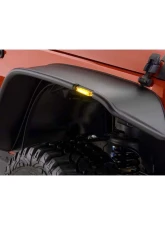 Bushwacker Fender Flares Flat Style 2Pc Front Jeep Wrangler 2007-2017                                     - 10053-07 - Image 2