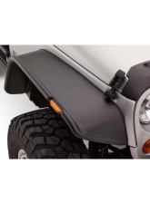 Bushwacker Fender Flares Flat Style 2Pc Front Jeep Wrangler 2007-2017                                     - 10053-07 - Image 2
