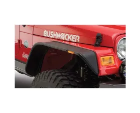 Bushwacker Fender Flares Flat Style 2Pc Front Jeep Wrangler 1997-2006