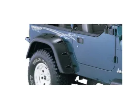 Bushwacker Fender Flares Cutout Style 2Pc Rear Jeep Wrangler 1987-1995