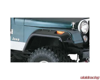 Bushwacker Fender Flares Cutout Style 2Pc Front Jeep Front - 10059-07