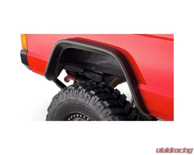 Bushwacker Fender Flares Flat Style 2Pc Rear Jeep Cherokee 1984-2001 - 10064-07