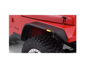 Bushwacker Fender Flares Flat Style 2Pc Front Jeep Wrangler 1987-1995