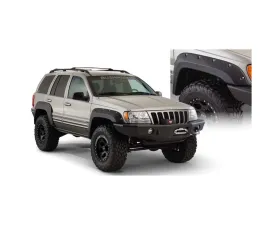 Bushwacker Fender Flares Cutout Style 2Pc Front Jeep Grand Cherokee 1999-2004