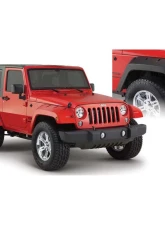 Bushwacker Fender Flare Jeep Wrangler Front 2007-2016                                     - 10077-02 - Image 6