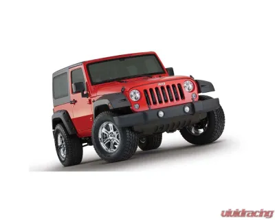 Bushwacker Fender Flare Jeep Wrangler Front 2007-2016 - 10077-02