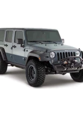 Bushwacker FENDER FLARES POCKET STYLE 2PC Jeep Wrangler Rear 2007-2017                                     - 10080-02 - Image 2