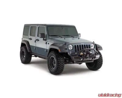 Bushwacker FENDER FLARES POCKET STYLE 2PC Jeep Wrangler Rear 2007-2017 - 10080-02