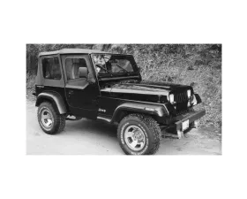 Bushwacker Fender Flares Extend-A-Fender Style 4Pc Jeep Wrangler 1987-1995