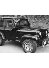Bushwacker Fender Flares Extend-A-Fender Style 4Pc Jeep Wrangler 1987-1995                                     - 10903-11 - Image 2