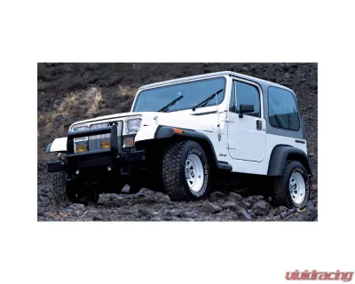 Bushwacker Fender Flares Extend-A-Fender Style 4Pc Jeep Wrangler 1987-1995 - 10903-11