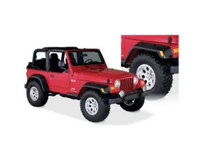Bushwacker FF MAX POCKET STYLE 4PC Jeep Wrangler Front and Rear 1997-2006